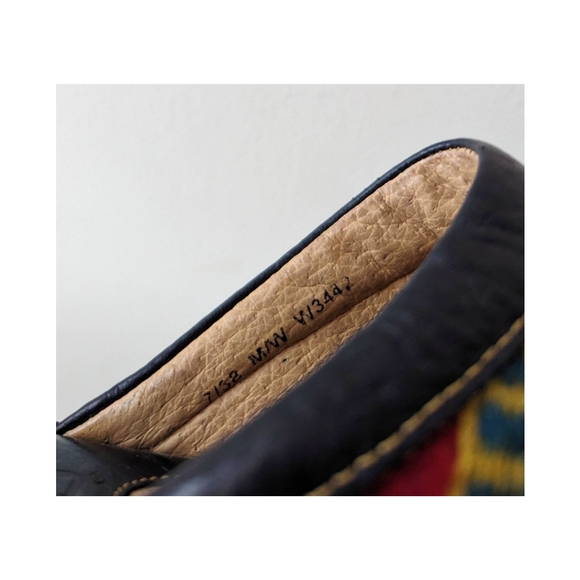 NWOT Born Clog Multicolor Wool Mules - Picture 4 of 6